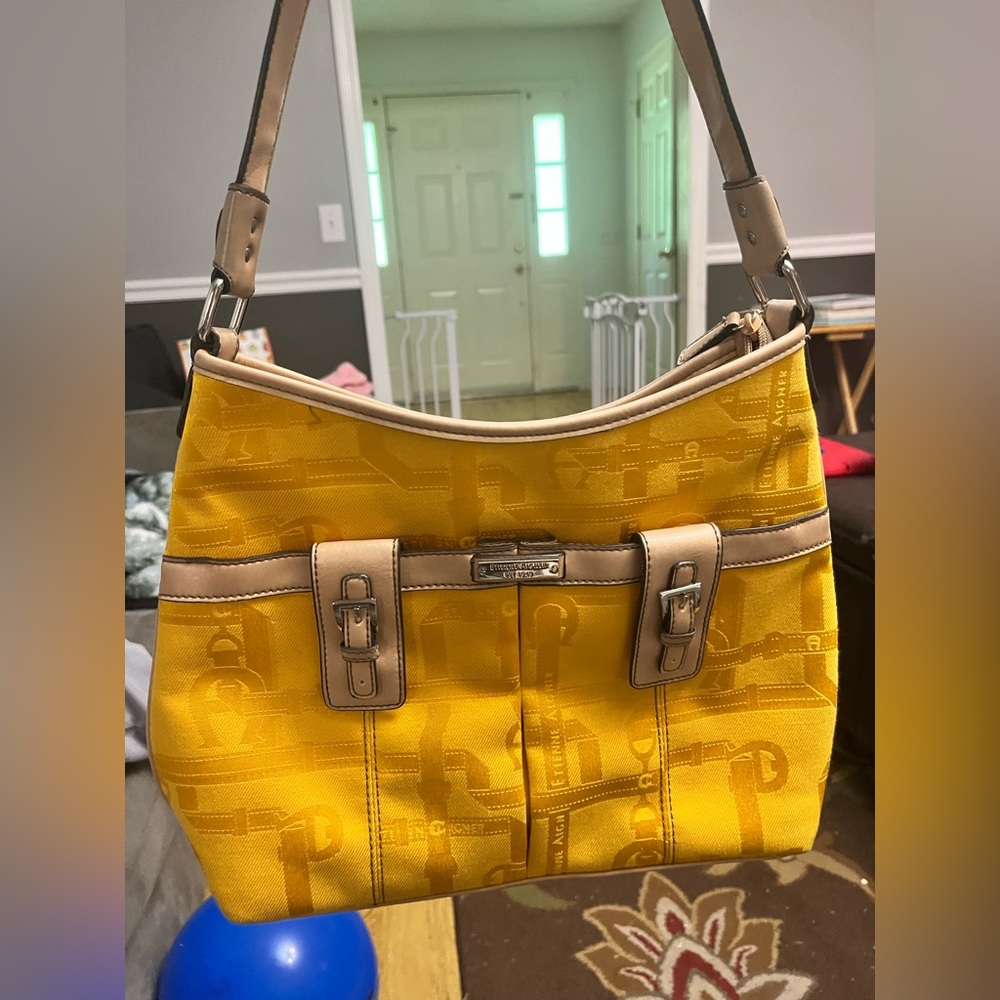 Etienne Aigner Golden Yellow purse
